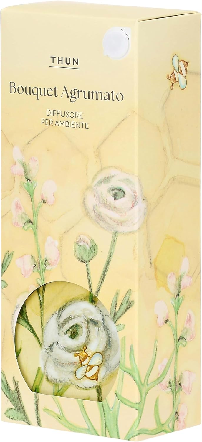 Diffusore Thun in vetro Bouquet agrumato giallo