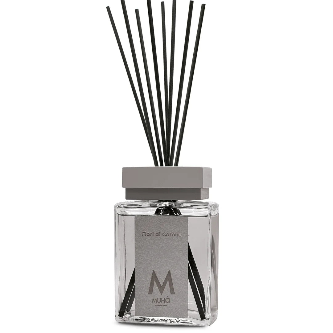 Profumatore Muhà Bastoncino Fiori di Cotone - 1000ml grigio